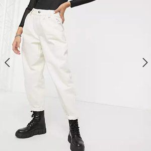 Bershka Slouchy Pleated Pants